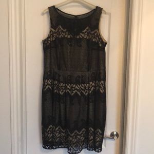 Beautiful black and beige dress